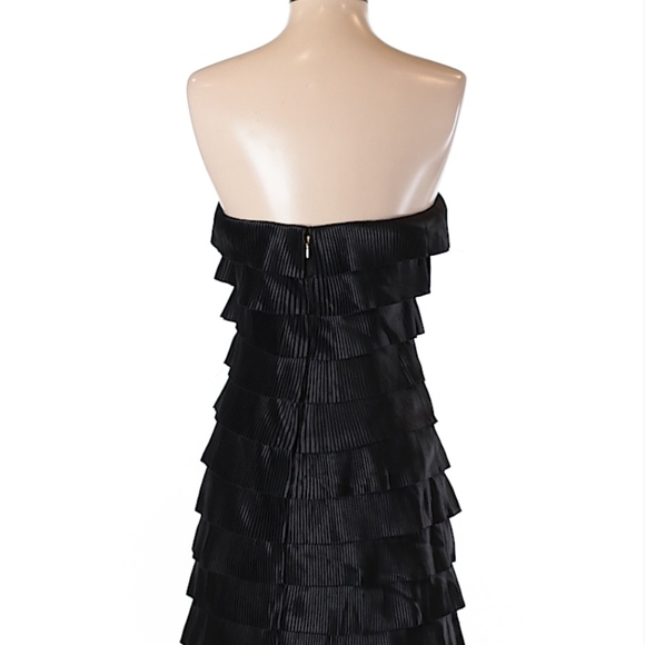 Express Black Ruffle Cocktail Dress - Picture 2 of 7